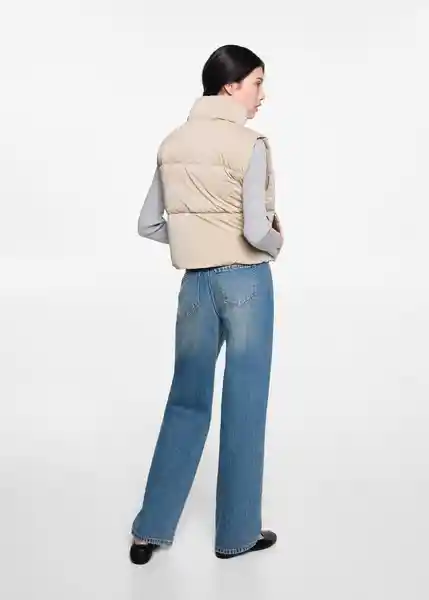 Chaleco Velvetv Beige Talla 23 Teen Niño Mango