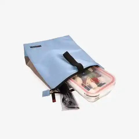 Iris Bolsa Para Snack Soft Azul/Gris