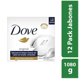 Dove Jabón de Tocador en Barra Original con Hidratación Profunda