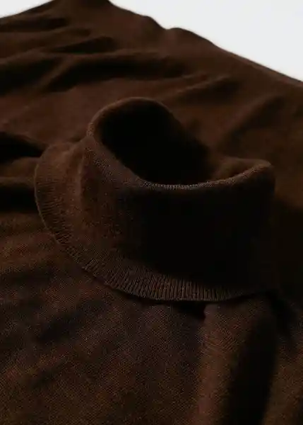 Saco Jersey Willyt Chocolate Talla L Hombre Mango