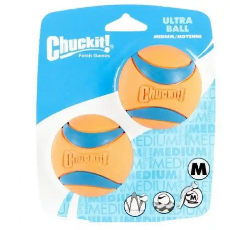 Chuck It! Juguete Para Perro 2 Pelotas Medianas 17001