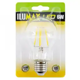 Ilumax Bombillo Led 6W Luz Cálida Filamento E27
