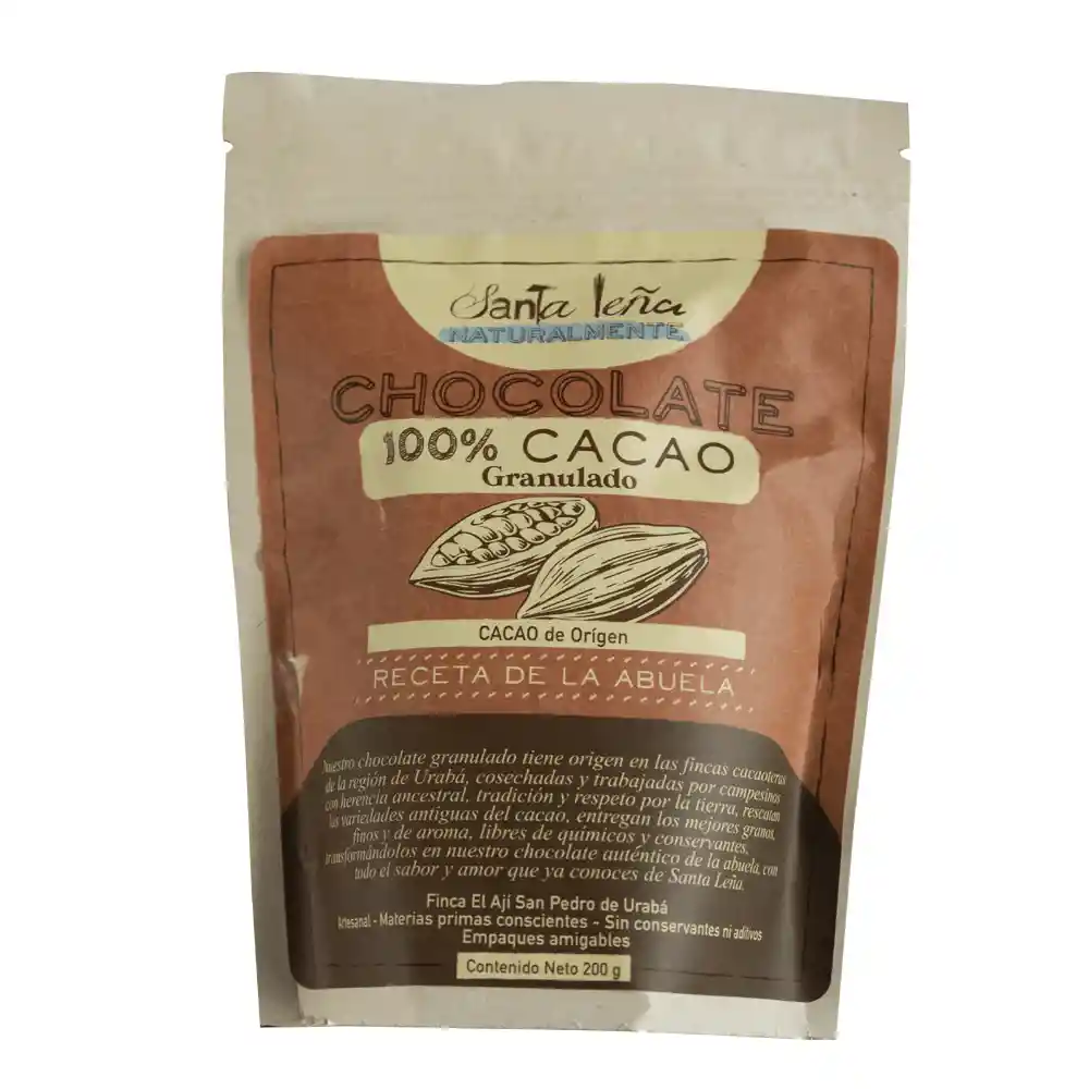 Chocolate Santaleña Granulad Cacao*200gr