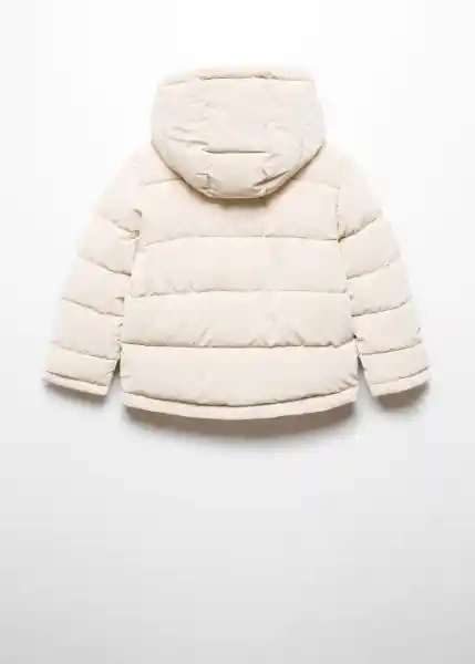 Abrigo Anorak Chiara Crudo Talla 09 Niña Mango