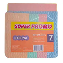 Eterna Kit Paños Multiusos Absorbentes y Hogareños