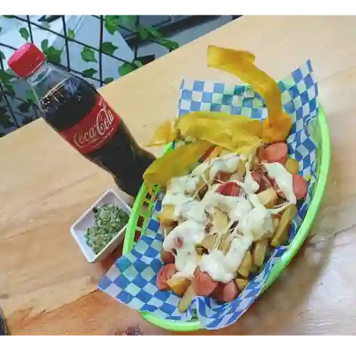 Choripapas peruanas