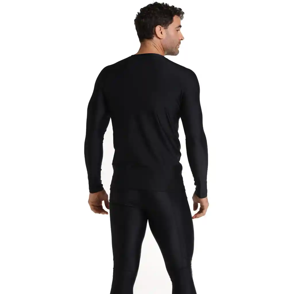 Camiseta Manga Larga Sunshine Coastal Explorer Hombre Negro-l
