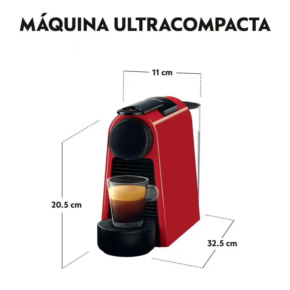 Nespresso Cafétera Roja