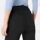 Jean Tiro Medio Bota Medio Negro Talla 10 - 720601