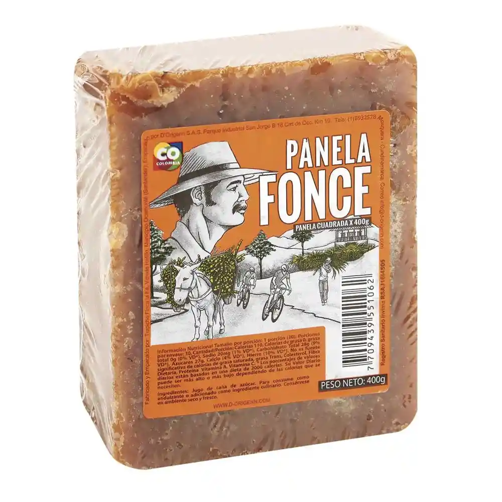 Fonce Panela Cuadrada Orgánica