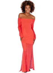 Vestido Largo L-coral