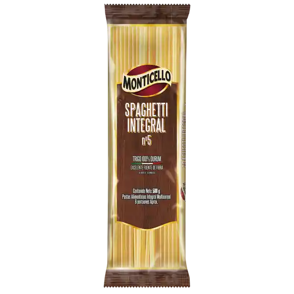 Monticello Pasta Spaghetti Integral
