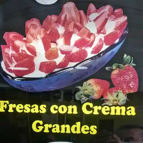 Fresas con Crema Grandes