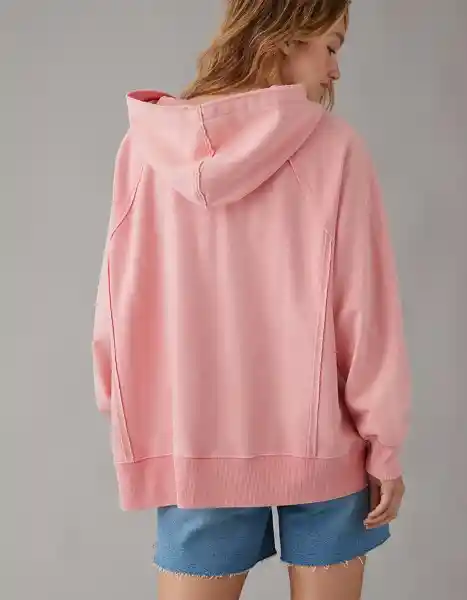 Buzo Mujer Rosado Talla MEDIUM American Eagle