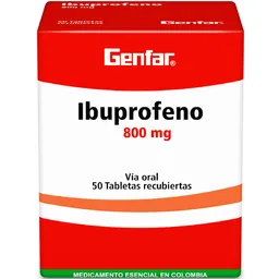 Genfar Ibuprofeno Tabletas Recubiertas(800 mg)