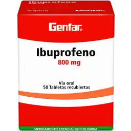 Genfar Ibuprofeno Tabletas Recubiertas Blister (800 mg)