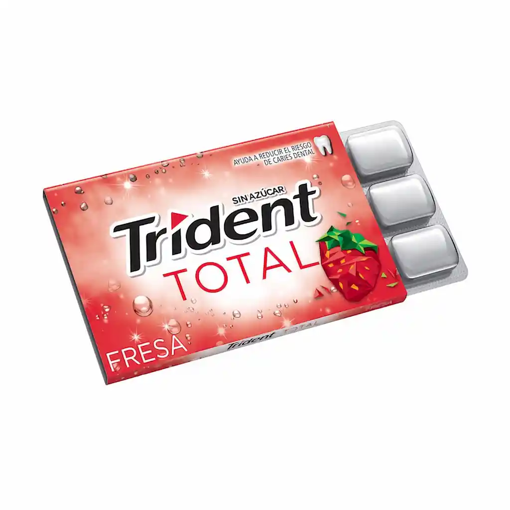 Trident Chicle Total Fresa
