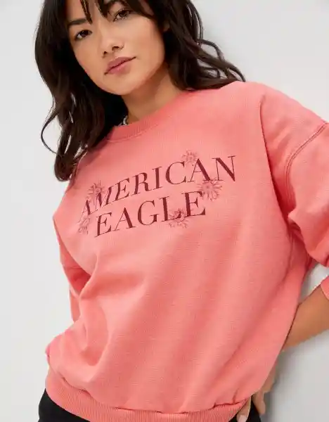 Buzo Mujer Naranja Talla X-Small American Eagle