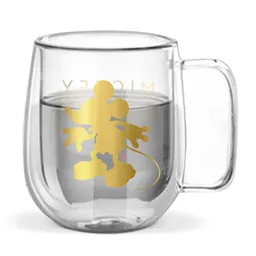 Taza Cristal Mickey Doble Pared 290Ml