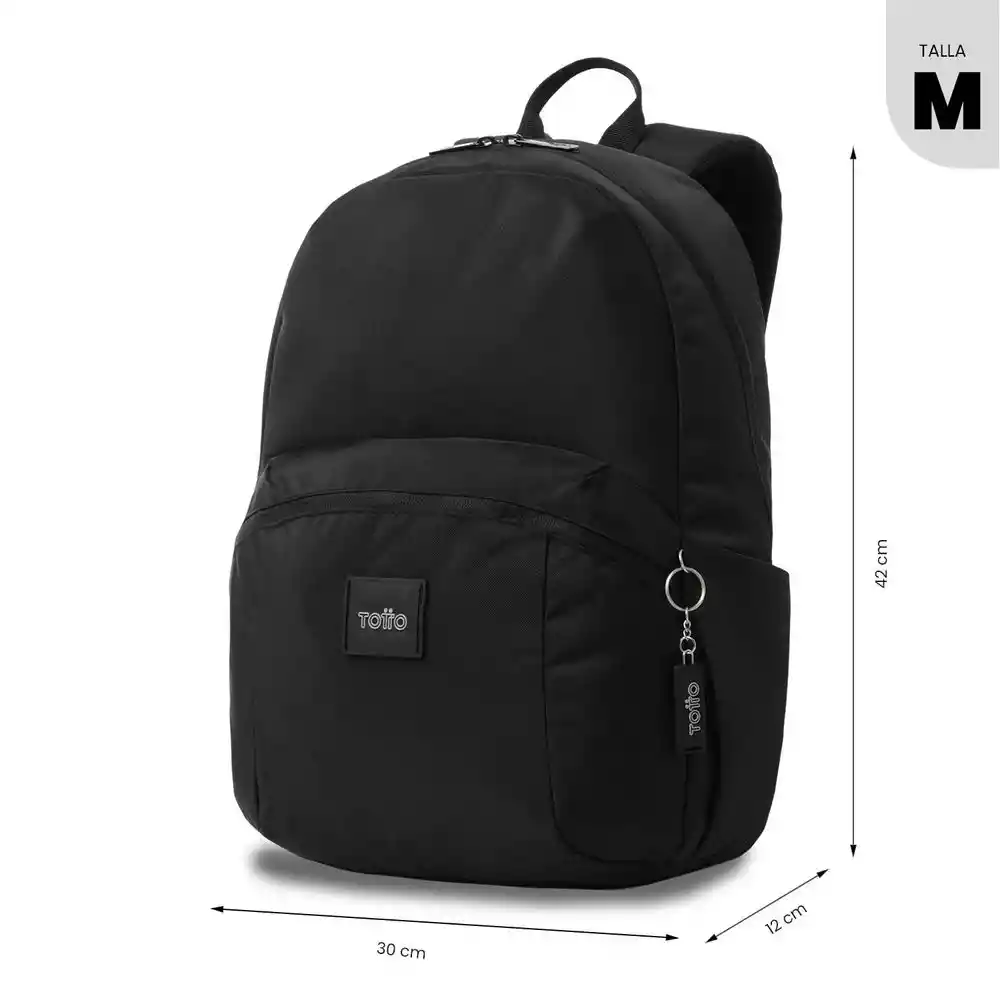 Morral Mediano Bols Porta Pc 14 Lona Negro