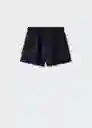 Short Gumi Negro Talla XL Mujer Mango