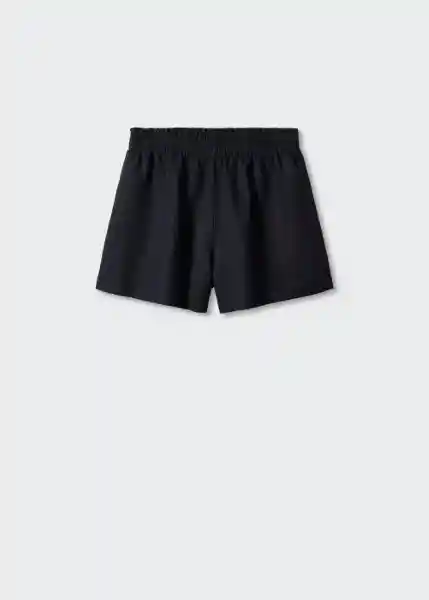 Short Gumi Negro Talla XL Mujer Mango