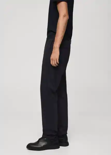 Pantalón Zurich Navy Talla 48 Hombre Mango