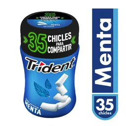 Trident Chicles Sabor a Menta sin Azúcar