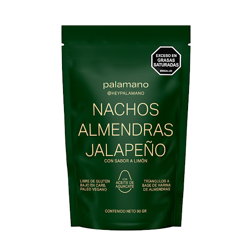 Nachos Palamano Almendrasabor Jalapeno y Limón