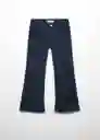 Jean Flare 6 Navy Talla 08 Niñas Mango