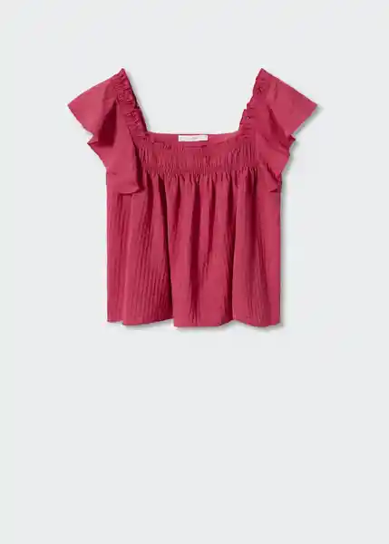 Top Pretty-H Fucsia Talla M Mujer Mango