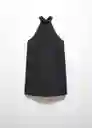 Vestido Bobiet Negro Talla XL Mujer Mango