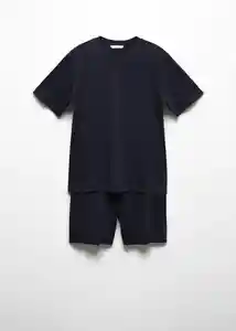 Pijama Sleep Navy Talla XS Hombre Mango