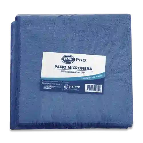 Task Pro Paño Microfibra Azul