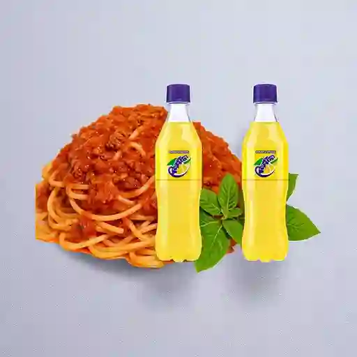 Combo Spaghetti Bolognese + Quatro 400 ml