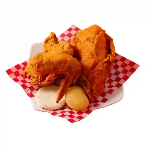1/4 Pollo ala y pechuga