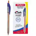 Boligrafo Semi Gel Retractil Azul Oe-052f