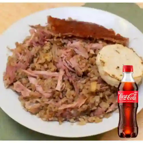 Combo Lechona 500 gr + Coca Cola Original 400 ml