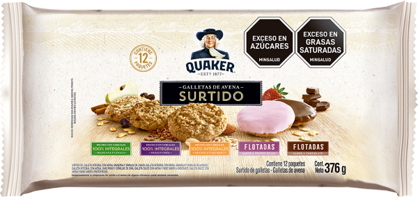 Quaker Galletas Avena Surtidas 30 g