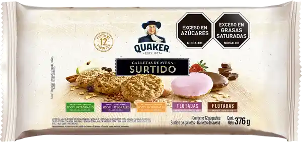 Quaker Galletas Avena Surtidas 30 g