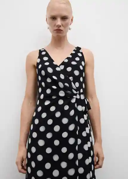 Vestido Giuly Negro Talla M Mujer Mango