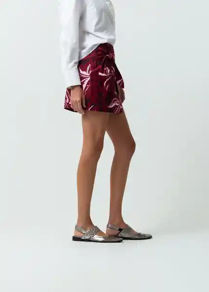 Falda Maria Mujer Morado Vino Ultra Oscuro T 6 542G325 Naf Naf