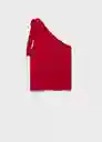 Top Spice Rojo Talla S Mujer Mango