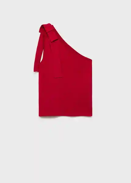 Top Spice Rojo Talla S Mujer Mango