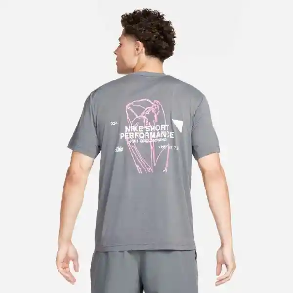 Nike Camiseta Uv Hyverse Gx Para Hombre Gris Talla L