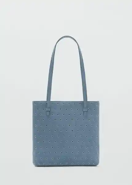 Bolso P Aries Azul Mujer Mango