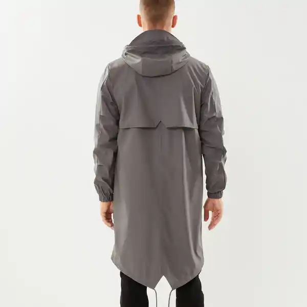 Rains Chaqueta Larga Gris S