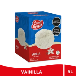 Cream Helado Tarro Tradicional Vainilla 5 L