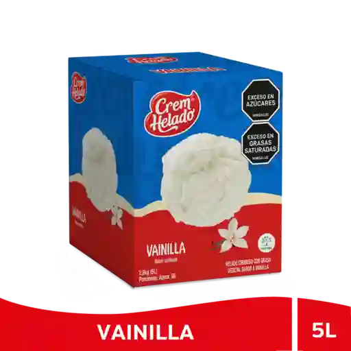 Cream Helado Tarro Tradicional Vainilla 5 L