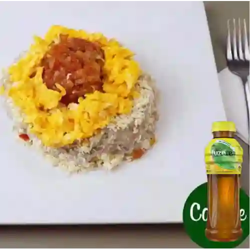 Cayeye Huevos Revueltos +Té Negro Fuzetea Limón 400ml